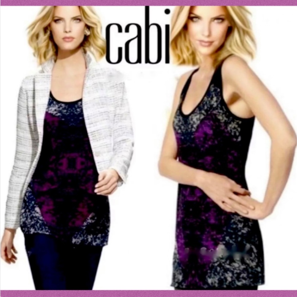 CAbi Heart Racerback Tank Size M